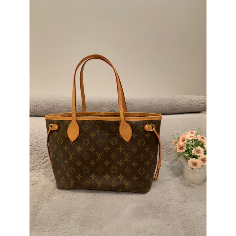 Used louis Vuitton กระเป๋าLV neverfull PM แท้💯