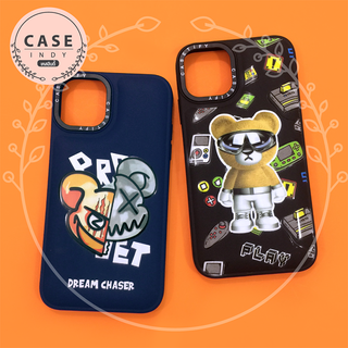 Oppo A15 A16 A17 Reno 7z(5G) เคสนิ่มซิลิโคน TPU ด้านหลังนูนกันเลนส์กล้อง casetify พิมพ์การ์ตูนลายเท่