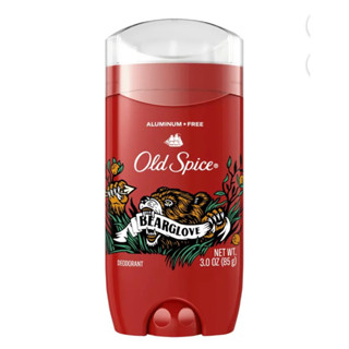 old spice bear glove 85 g ฝาขาว เนื้อเจลสีฟ้า