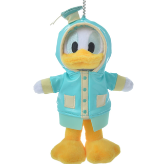 [Direct from Japan] Disney Plush Key Chain Donald Rain Style Japan NEW