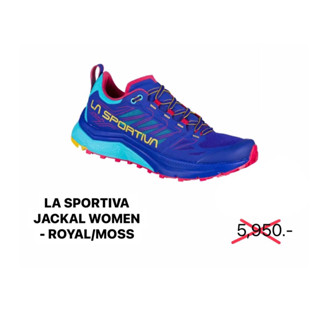 LA SPORTIVA JACKAL WOMEN - ROYAL/MOSS - รองเท้าวิ่ง รองเท้าวิ่งเทรล ผู้หญิง