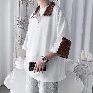 🔥พร้อมส่ง🔥เสื้อโปโลOveRsiZe สไตล์เกาหลี