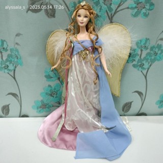 ตุ๊กตาบาร์บี้นางฟ้า มือสอง รุ่น Barbie Collector Golden Angel