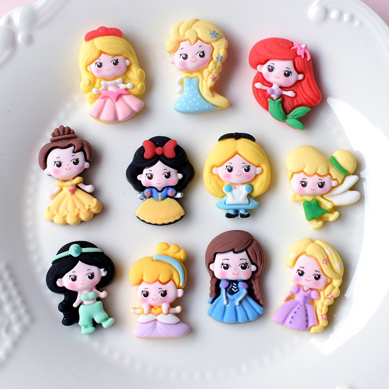 👑 Jibbitz ตัวติดรองเท้าลายเจ้าหญิง 1 ชิ้น 🌸 ส่งจากไทย🌸 somethingcute.shopp