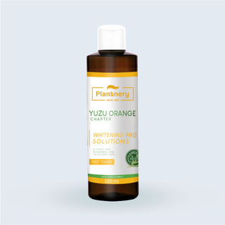 Plantnery Yuzu Orange First Toner (250ml) โทนเนอร์ วิตามินซีเข้มข้นจากส้มยูสุ ช่วยลดเลือนผิวหมองคล้ำ