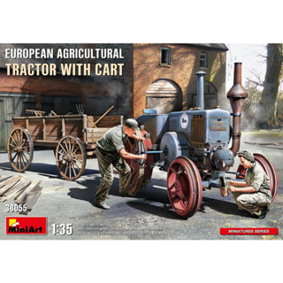 1/35 European Agricultural Tractor With Cart [MI 38055]