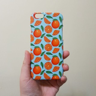 เคสแข็ง Iphone ลายส้ม (ตอนกดสั่งซื้อ จะมีรุ่นให้เลือกก่อนชำระเงินค่ะ)