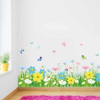 สติ๊กเกอร์ติดผนัง wall sticker pvc ต้นไม้ ดอกไม้ ลายนก ทะเล สติ๊กเกอร์แต่งบ้าน สติกเกอร์แต่งห้อง วอลเปเปอร์ XL7186