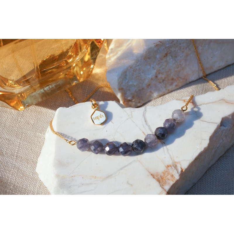 Saph necklace No.1 with Iolite