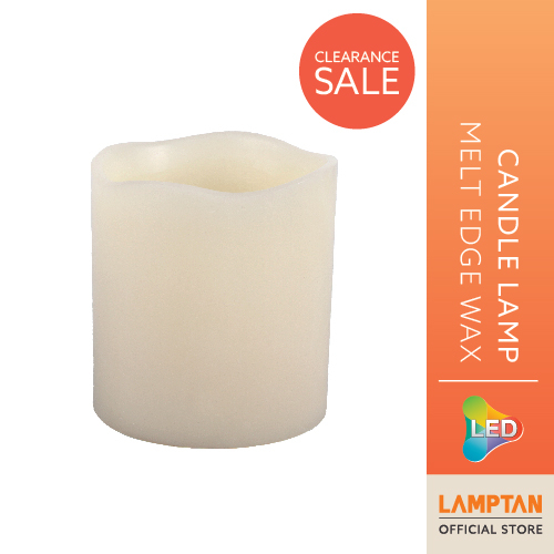 【ลดล้างสต็อก】LAMPTAN โคมแสงเทียน Candle Lamp รุ่น Melt Edge Pillar Wax
