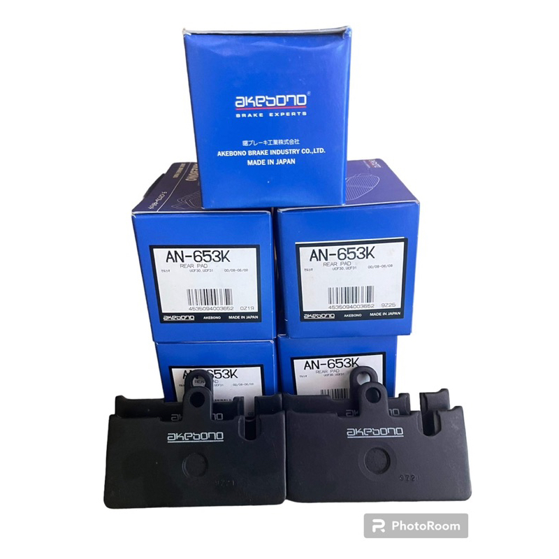 ผ้าเบรค 3uzหลัง akebonoAN653K Japan แท้