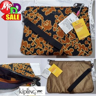 Kipling -ใหม่ กระเป๋าถือ รุ่น ELLETTRONICO FLORAL METALLIC DIGITAL POUCH