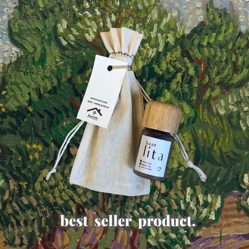 HERBAL INHALER W/ Bag สมุนไพรสูดดมในถุงผ้าน่ารัก