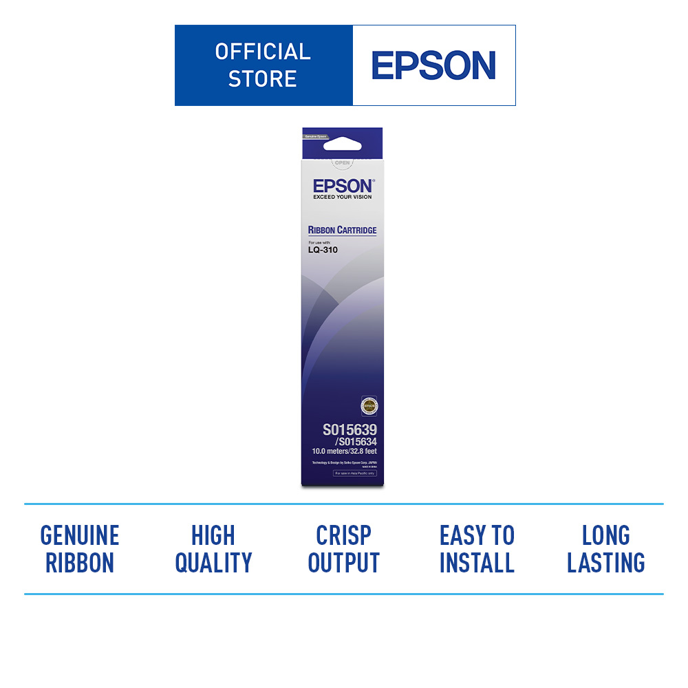 Epson SO15639 Ribbon Cartridge ตลับผ้าหมึกดอท