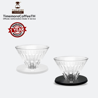 Timemore ดริปเปอร์แก้ว (Crystal Eye Glass Dripper - PC Holder)