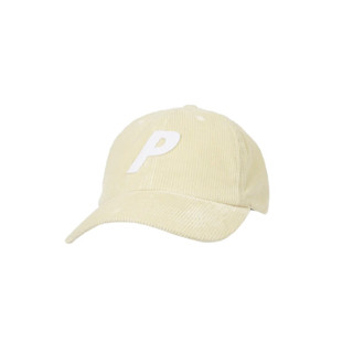 ใหม่พร้อมส่ง ของแท้ หมวก Palace P logo Corduroy Camp cap Beige