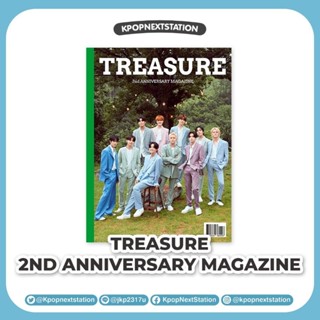 [ทักแชทรับโค้ด]พร้อมส่ง Treasure  - 2nd ANNIVERSARY MAGAZINE ,TREASURE FIRST anniversary magazine