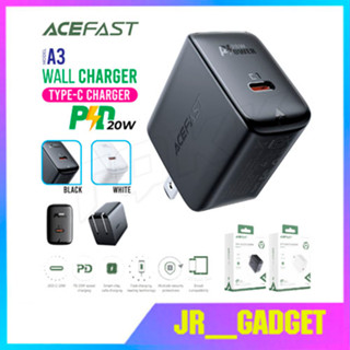 Acefast รุ่น A3 หัวชาร์จ ชาร์จเร็ว Fast Charge Wall Charger A3 PD3.0 20W (1xUSB-C) US