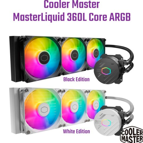 Cooler Master MasterLiquid 360L Core ARGB All In One Liquid CPU Cooler
