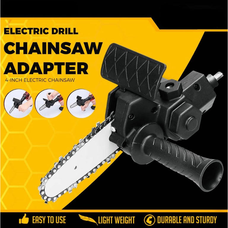 🏆🏆4" / 6" Electric Drill Modified Reciprocating Chain Saw Conversion Head Adapter for Portable Power Drill
