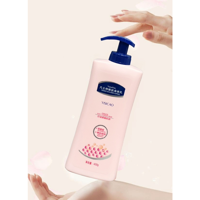 โลชั่นน้ำหอม ครีมทาผิว โลชั่นบำรุงผิวกาย โลชั่นตัวหอม Vaseline BODY LOTION 400G