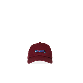 CARNIVAL CNVXBLHA003MA BLEACH LOGO WASHED CAP MAROON