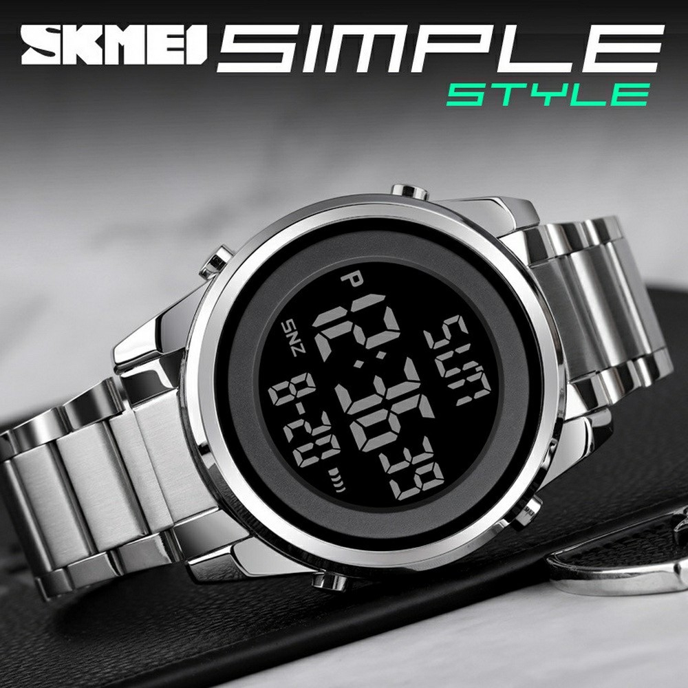 SKMEI 1611 นาฬิกาข้อมือ ผู้หญิง ผู้ชาย ระบบดิจิตอล กันน้ำ ของแท้ 100% พร้อมส่งจากไทย สินค้ามีรับประกัน