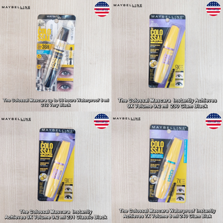 Maybelline® The Colossal Mascara Mega Brush เมย์เบลลีน มาสคาร่า มาสคาร่ากันน้ำ ขนตางอน หนา