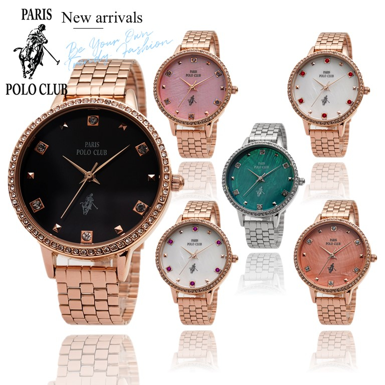 นาฬิกาข้อมือผู้หญิง รุ่น Paris Polo Club รุ่น PPC-220606L