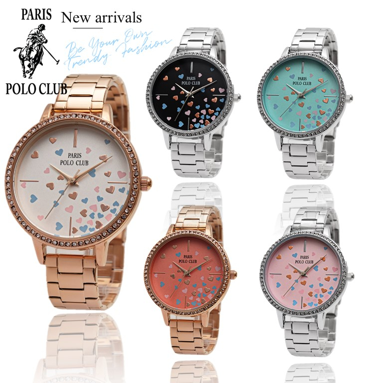 นาฬิกาข้อมือผู้หญิง Paris Polo Club รุ่น PPC-220611L