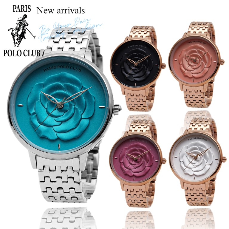 นาฬิกาข้อมือผู้หญิง Paris Polo Club รุ่น PPC-220613L