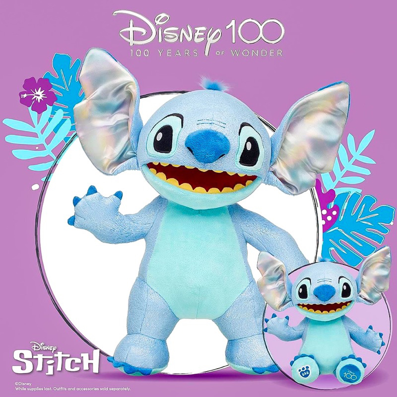 𝟭𝗦𝘁.(มือหนึ่ง) ตุ๊กตาบิ้วอะแบร์ ตุ๊กตาสติช Stitch ✨รุ่นพิเศษ✨ครบรอบ Disney 100ปี สินค้านำเข้าแท้ 💯%