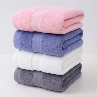 ✅พรีออเดอร์✅ผ้าขนหนู ผ้าเช็ดตัวเกรดโรงแรม ขนาด 70*140 เนื้อผ้าcotton 100% ซับน้ำได้ดี ผืนใหญ่ใส่สบาย