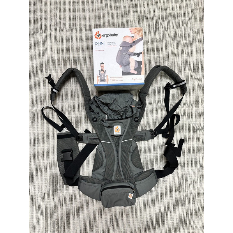 Ergobaby Omni Breeze Graphite Grey มือสอง สภาพ 98%