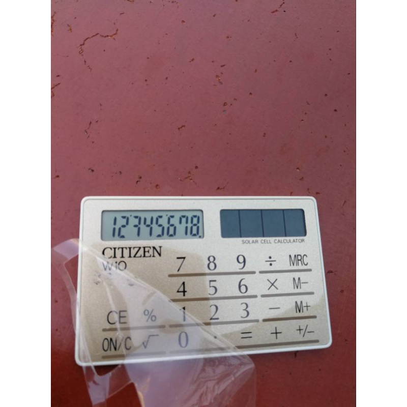 เครื่องคิดเลข CITIZENบางเฉียบ