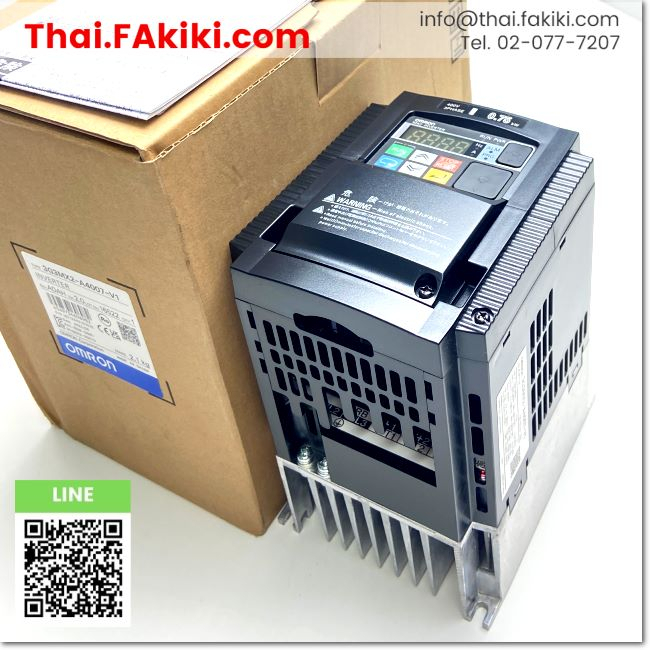 พร้อมส่ง, (A)Unused, 3G3MX2-A4007-V1 Inverter, อินเวอร์เตอร์ สเปค 3PH AC400V 0.75kW, OMRON (66-007-1