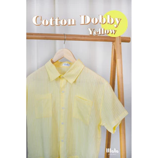 MalaOriginal |【5 สี】Cotton Dobby Crop Shirt 🍘 เสื้อเชิ้ตครอป แขนสั้น สีพื้น ผ้ามีเทกเจอร์ มีกระเป๋าหน้า 2 ใบ