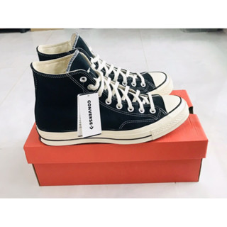 รองเท้าหุ้มข้อ CONVERSE Chuck Taylor All Star 70 hi (Classic Repro) - Black สีดำ รองเท้า คอนเวิร์ส แท้จากช็อป