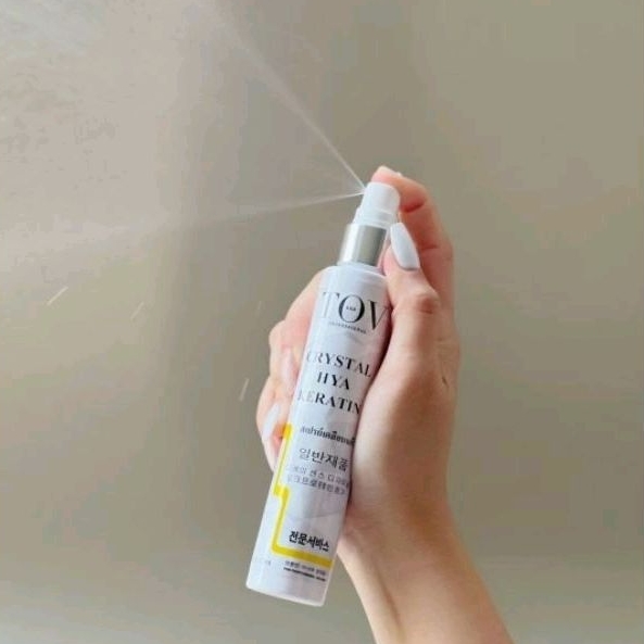 TOV-สเปรย์เชื่อมแกน ราคาโรงงาน และเพิ่มเงาในตัว 100ml. ผมนุ่มลื่น เงางามกลิ่นหอม