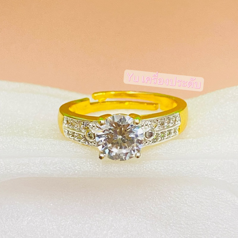 แฟชั่นแหวนฟรีไซส์แหวนเพชร แหวนเล็กๆน่ารัก งานสวยๆ
