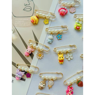 พร้อมส่ง เข็มกลัด เข็มกลัดแฟชั่น ขนาด3.8 เข็มกลัดคนท้องราคาส่ง