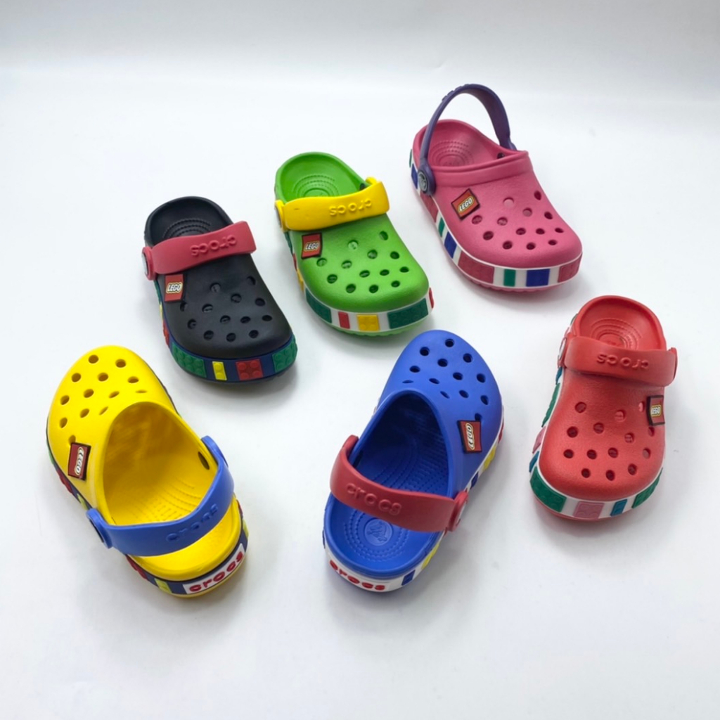 พร้อมส่ง !! รองเท้า เด็ก kid's Crocs Crocband Lego Clog..