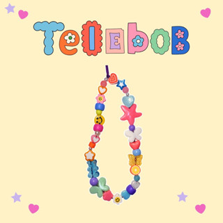 Telebob ✨🧸🌷shiny -สายคล้อง,ที่ห้อยมือถือ พร้อมส่ง ลายดอกไม้น่ารัก หลากสี สไตล์เกาหลี ถูกที่สุด Casetify,skinnydip