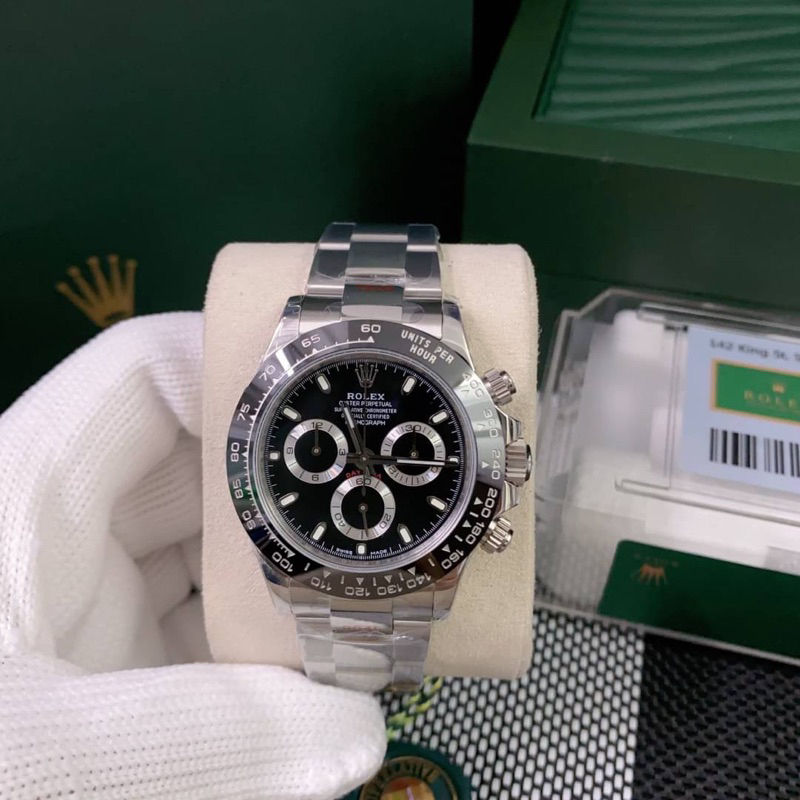 RL นาฬิกาข้อมือ  Daytona ETA 7750 นาฬิกางาน Swiss Noob Factory