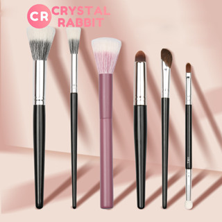 CRYSTAL RABBIT แปรงแต่งหน้า บลัชออน / อายแชโดว์ / คอนซีลเลอร์ / รองพื้น แปรงคอนทัวร์ อเนกประสงค์ ขนนุ่ม สะดวก ทำความสะอาดง่าย