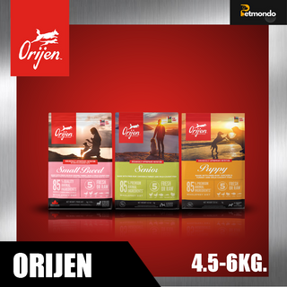 อาหารสุนัข Orijen สำหรับสุนัขทุกสายพันธุ์ ขนาด 4.5-6Kg.