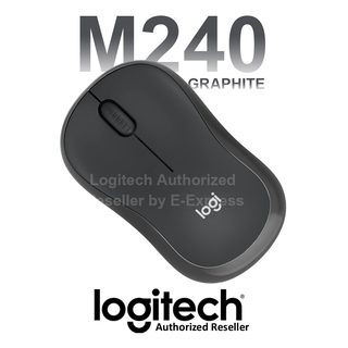 Logitech M240 Silent Bluetooth Mouse (Graphite) เมาส์ไร้สาย เสียงกดเงียบ ของแท้ ประกันศูนย์ 1ปี