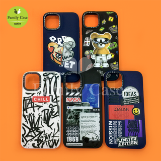 Samsung A12/A23 5G./A53 5G./A73 5G. Oppo A15/A16 เคสนิ่มซิลิโคน TPU ด้านหลังนูนกันเลนส์กล้อง casetify พิมพ์การ์ตูนลายเท่