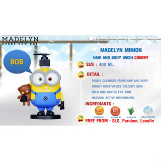 Madelyn Minions Hair and Body Wash Shower มินเนี่ยน 2 แบบ สุดน่าร๊าก