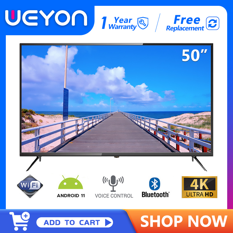 WEYON ทีวี 50 นิ้ว Android LED Smart TV  แอนดรอย สมาร์ททีวี YouTube/WiFi รุ่น J-49wifi